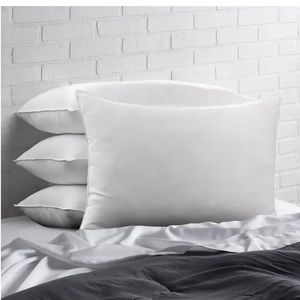 Overstuffed Plush Allergy Resistant Gel Side/Back Sleeper Pillow Standard 4 pack